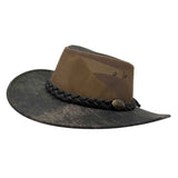 Jacaru 116 Dingo Koolaroo Leather Breeze Hat - Mesh Crown (Made in Australia)