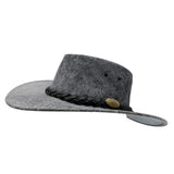 Jacaru 1172 Stonewash Squashy Kangaroo Leather Hat - Foldable & UPF 50+ (Made in Australia)
