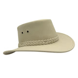 Jacaru 1180 Soaker Unisex Synthetic Suede Hat - Soakable Washable & UPF 50+ (Made in Australia)