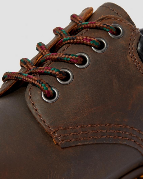 Dr. Martens 8053 Crazy Horse Leather Shoes in Brown