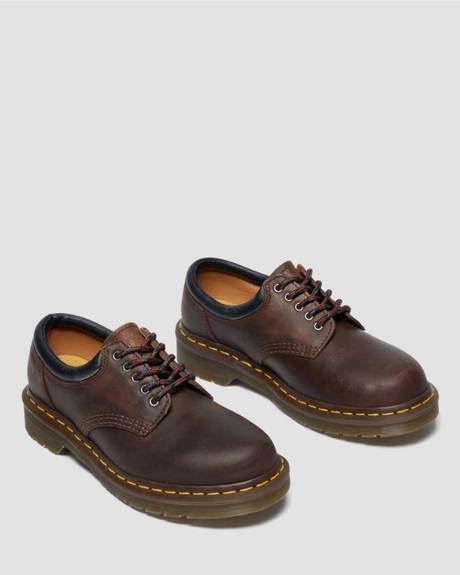 Dr. Martens 8053 Crazy Horse Leather Shoes in Brown