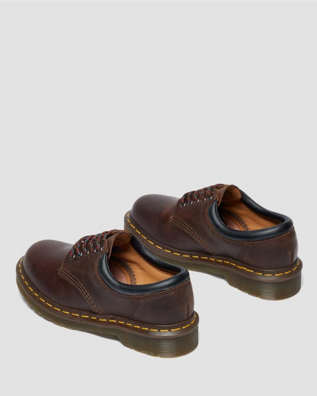 Dr. Martens 8053 Crazy Horse Leather Shoes in Brown