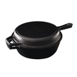 Pyrolux Pyrocast 2 in 1 Duo Cast Iron Pot & Fry Pan Cookware Set Skillet