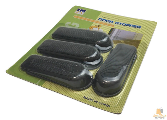 4pcs DOOR STOPPER Set Kit Safety Guard Holder Doorstop Wedge Jam Jammer Home