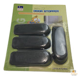 4pcs DOOR STOPPER Set Kit Safety Guard Holder Doorstop Wedge Jam Jammer Home