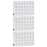 3x 7-Day Weekly Pill Box Pack - Clear Medicine/Vitamin Tablet Storage Case Container