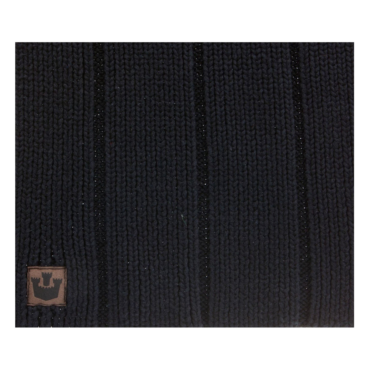 Goorin Brothers Aegan Sea Scarf Warm Winter 100% COTTON Authentic Rib Knit - Black