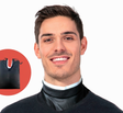 Mens Clerical Shirt Collar - Priest/Vicar Costume Accessory (Halloween & Fancy Dress)