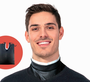 Mens Clerical Shirt Collar - Priest/Vicar Costume Accessory (Halloween & Fancy Dress)