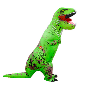 Jumbo Adult Inflatable T-Rex Dinosaur Party Costume 220cm w/ Air Fan Halloween
