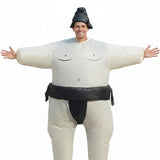 Adult Inflatable Sumo Wrestler Costume - Black (One Size Fancy Dress)