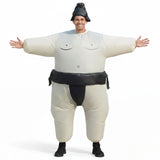Adult Inflatable Sumo Wrestler Costume - Black (One Size Fancy Dress)