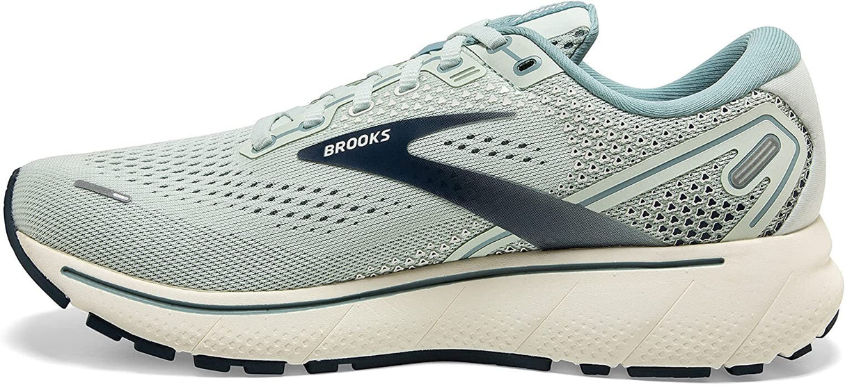 Brooks Ghost 14 Womens Running Shoes Sneakers Runners - Aqua/Whisper White/Navy