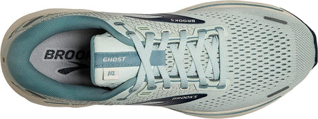 Brooks Ghost 14 Womens Running Shoes Sneakers Runners - Aqua/Whisper White/Navy
