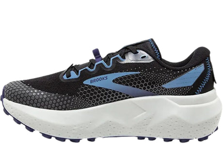 Womens Brooks Caldera 6 Trail Running Shoes in Black/Blissful Blue/Grey – Size 8