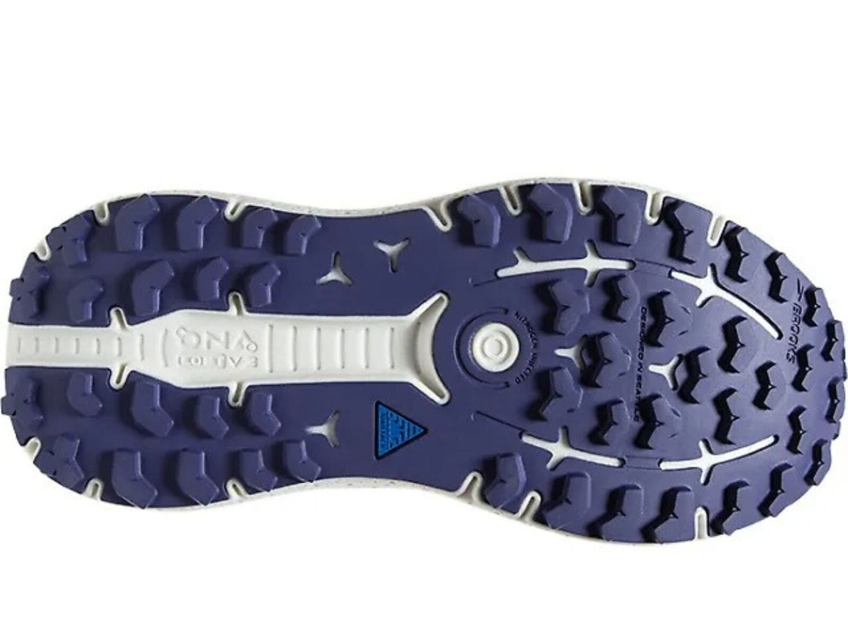 Womens Brooks Caldera 6 Trail Running Shoes in Black/Blissful Blue/Grey – Size 8