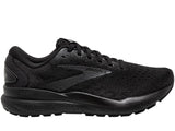 Womens Brooks Ghost 16 Running Shoes (D Wide) in Black/Black/Ebony – Size 11