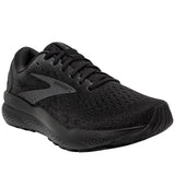 Womens Brooks Ghost 16 Running Shoes (D Wide) in Black/Black/Ebony – Size 11