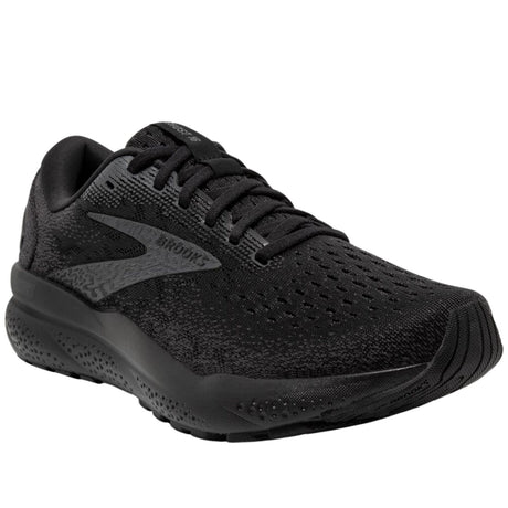 Womens Brooks Ghost 16 Running Shoes (D Wide) in Black/Black/Ebony – Size 11