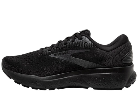 Womens Brooks Ghost 16 Running Shoes (D Wide) in Black/Black/Ebony – Size 11