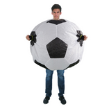 Adult Giant Inflatable Soccer Ball Costume - Football/World Cup - One Size (Halloween & Fancy Dress)