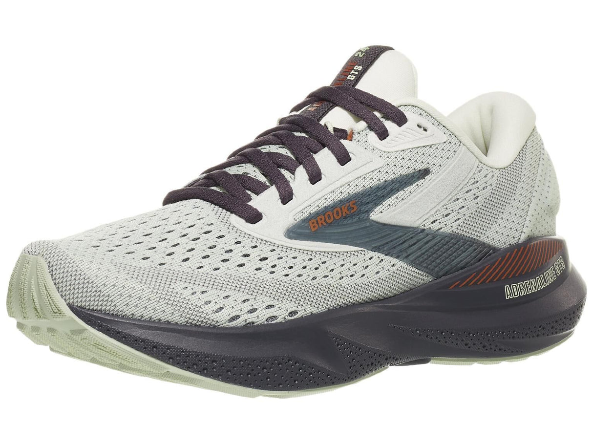 Brooks Adrenaline GTS 24 Womens Running Shoes Stability in Mercury/Ebony/Copper