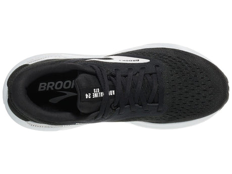 Brooks Adrenaline GTS 24 Womens Running Shoes Stability DNA Loft v3 in Black/White