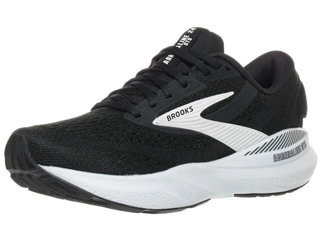 Brooks Adrenaline GTS 24 Womens Running Shoes Stability DNA Loft v3 in Black/White