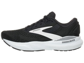 Brooks Adrenaline GTS 24 Womens B Wide Running Shoes - Black/White (Sneakers/Runners)