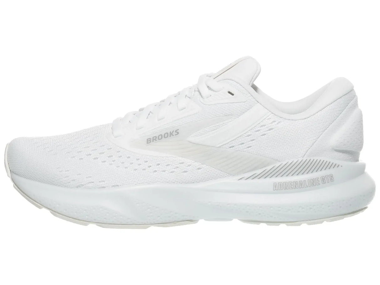 Brooks Adrenaline GTS 24 Womens Running Shoes Stability DNA Loft v3 in White/Oyster