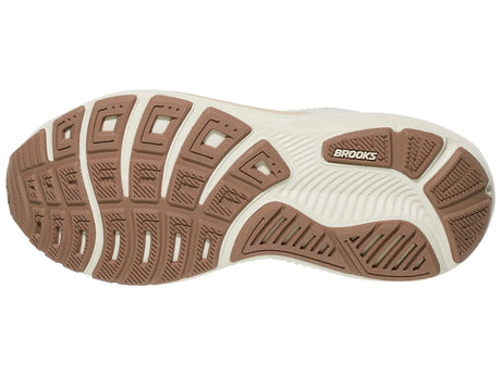 Brooks Ghost 17 Womens Running Shoes Neutral Cushioning in Grey/Chateau