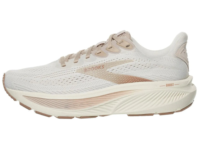 Brooks Ghost 17 Womens Running Shoes Neutral Cushioning in Grey/Chateau - US 11