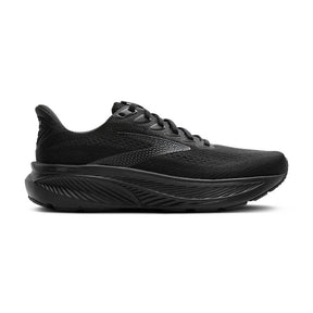 Brooks Ghost 17 Womens D Wide Running Shoes - Black (Neutral Sneakers/Runners)