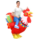 Adult Inflatable Rooster Costume - Funny Chicken - One Size (Halloween & Fancy Dress)