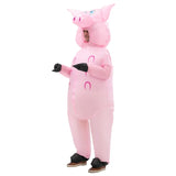 Adult Pink Inflatable Pig Costume - Funny Animal - One Size (Halloween & Fancy Dress)