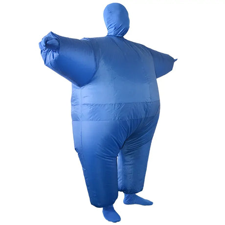 Adult Blue Inflatable Suit Costume - Full Body Morph - One Size (Halloween & Fancy Dress)