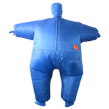 Adult Blue Inflatable Suit Costume - Full Body Morph - One Size (Halloween & Fancy Dress)