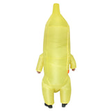 Adult Yellow Inflatable Banana Costume - One Size (Halloween & Funny Fancy Dress)