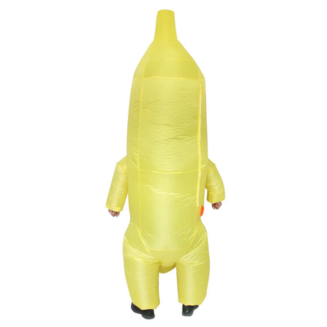 Adult Yellow Inflatable Banana Costume - One Size (Halloween & Funny Fancy Dress)