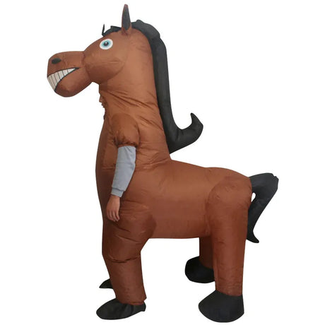 Adult Inflatable Horse Costume - Funny Animal - One Size (Halloween & Fancy Dress)