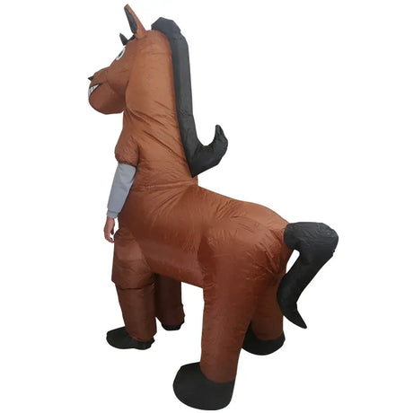 Adult Inflatable Horse Costume - Funny Animal - One Size (Halloween & Fancy Dress)
