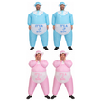 Gender Reveal Inflatable Baby Group Costume Set - 2x It's a Boy + 2x It's a Girl (Baby Shower Party)