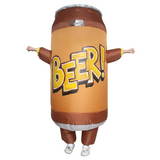 Adult Inflatable Beer Can Drink Party Costume Halloween Alcohol