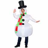 Adult Inflatable Snowman Party Costume Christmas Xmas Halloween