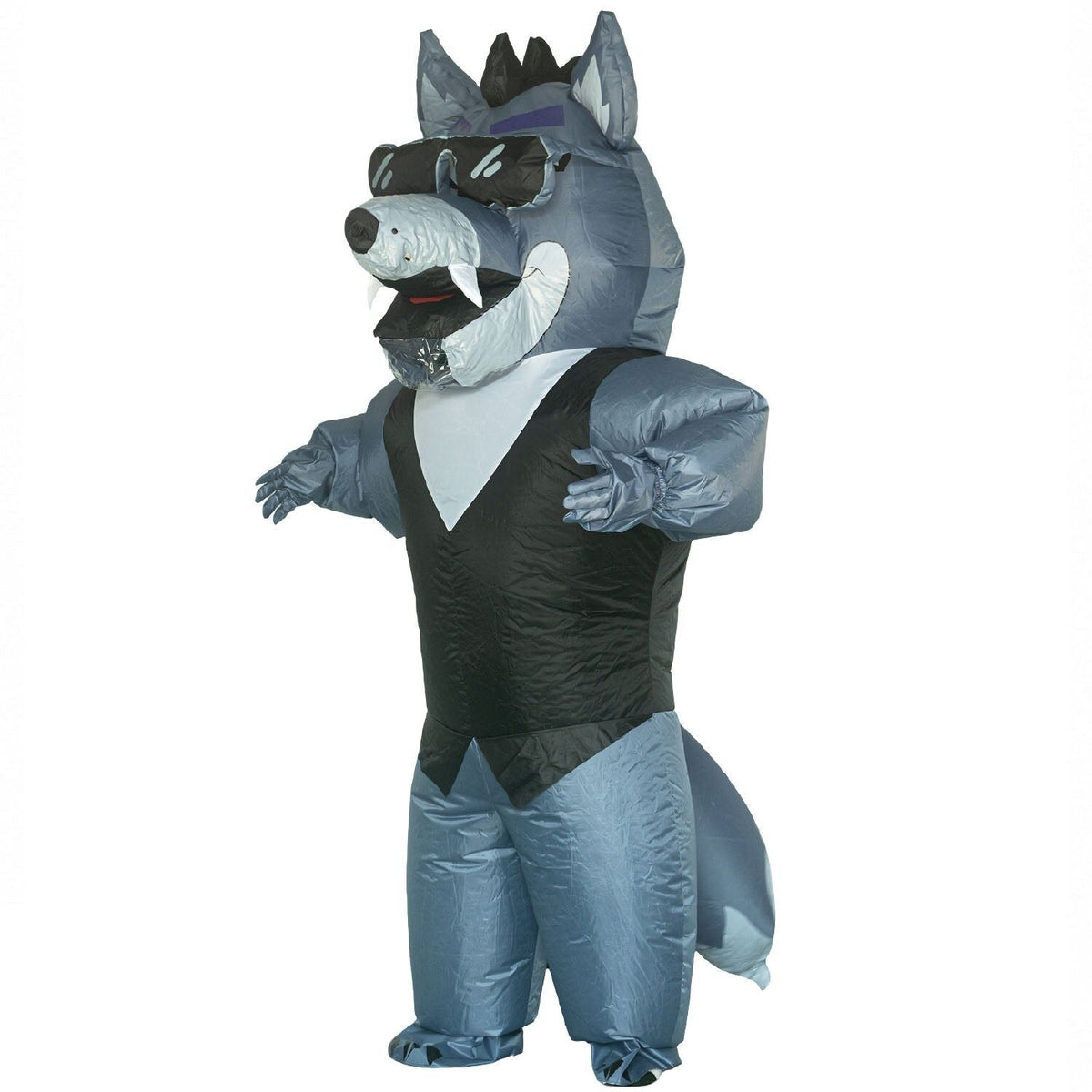 Three Little Pigs Group Costume Set - 3x Inflatable Pig + Inflatable Big Bad Wolf (Book Week & Halloween)