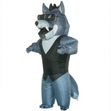 Three Little Pigs Group Costume Set - 3x Inflatable Pig + Inflatable Big Bad Wolf (Book Week & Halloween)