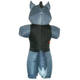 Three Little Pigs Group Costume Set - 3x Inflatable Pig + Inflatable Big Bad Wolf (Book Week & Halloween)