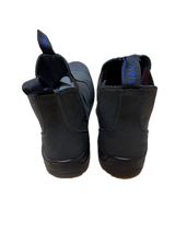 Rivers Orass Leather Steel Cap Toe Chelsea Safety Work Boots - Black (Slip On Shoes)