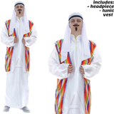 Adult Arabian Man Costume - Middle Eastern Sheikh/Sultan (Halloween & Fancy Dress)