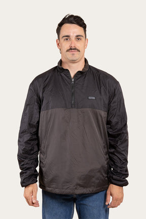 Ringers Western 2-in1 Pathfinder Mens Reversible Jacket Ripstop Fleece in Black